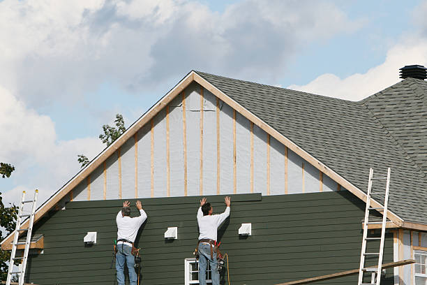 Professional Siding Installation technician working in Okeana, OH